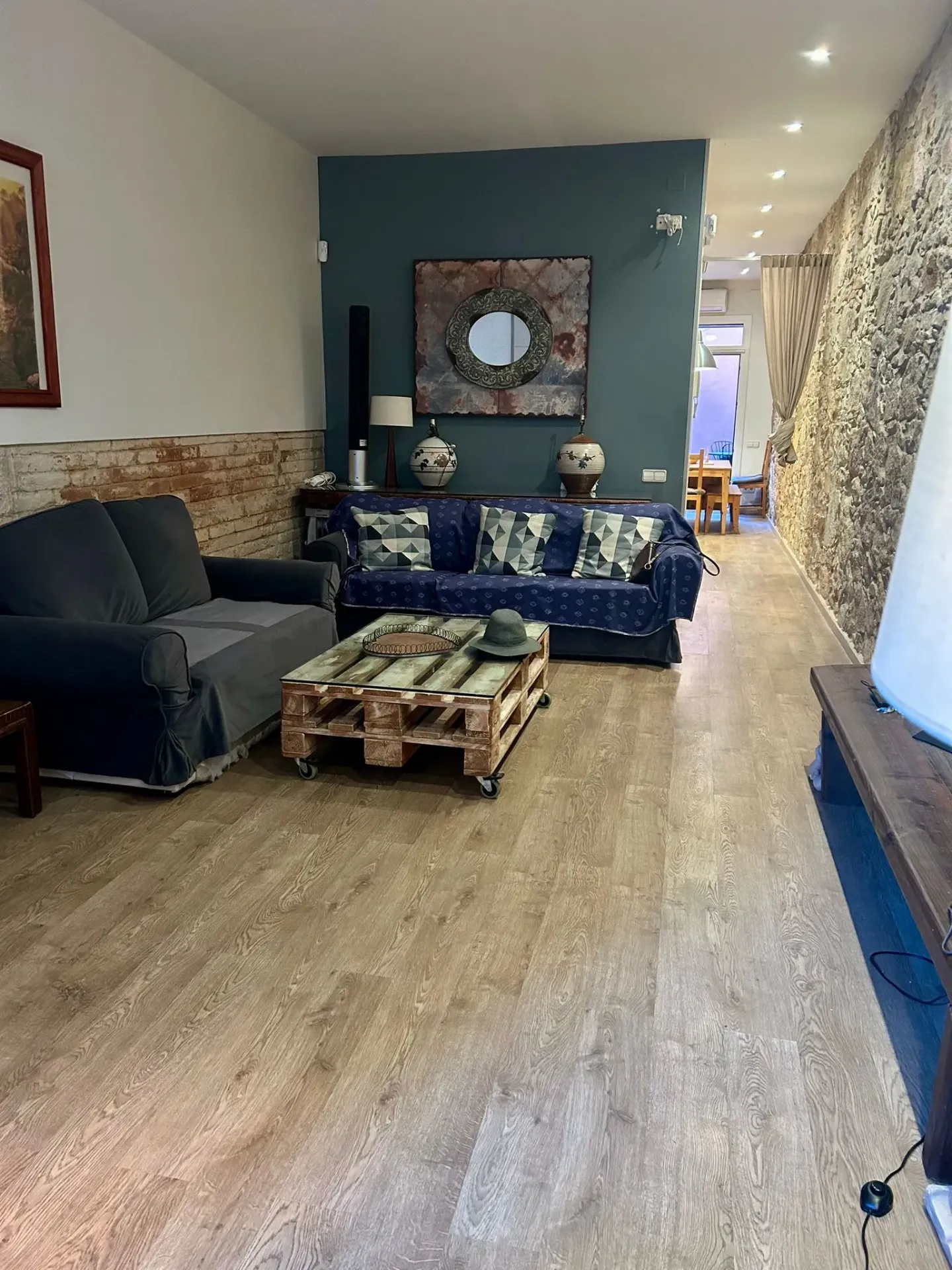 Furnished ground floor with outdoor patio in Sants-Montjuïc